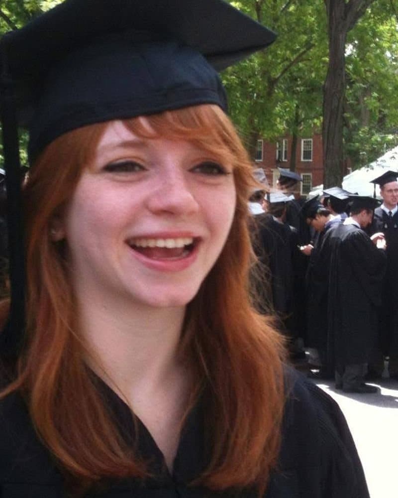 Graduating from Harvard College